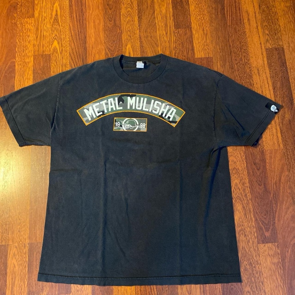 Metal Mulisha Spellout Retro Streetwear Graphic Tee XL